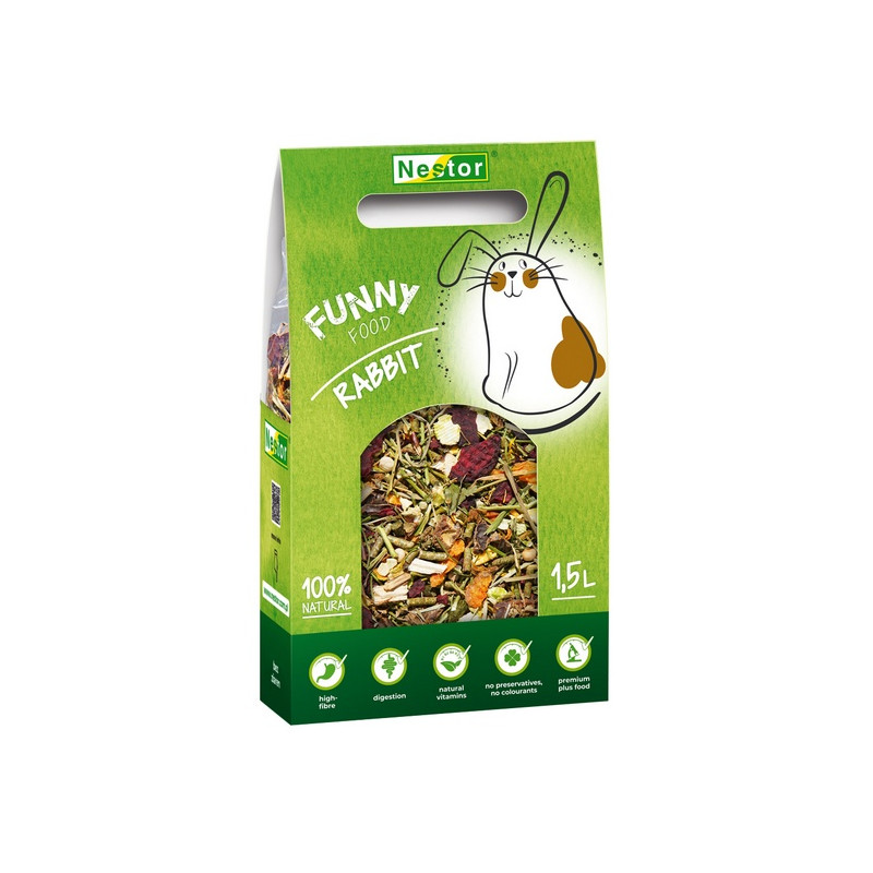 Nestor Pokarm Królik Funny 1500ml - All4Animals