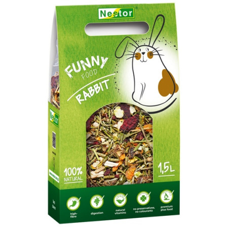 Nestor Pokarm Królik Funny 1500ml - All4Animals