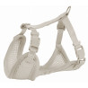 Trixie Szelki ze smyczą Junior 26-34cm jasnoszare - All4Animals