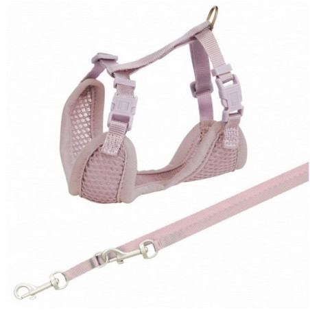Trixie Szelki ze smyczą Junior 26-34cm liliowe - All4Animals