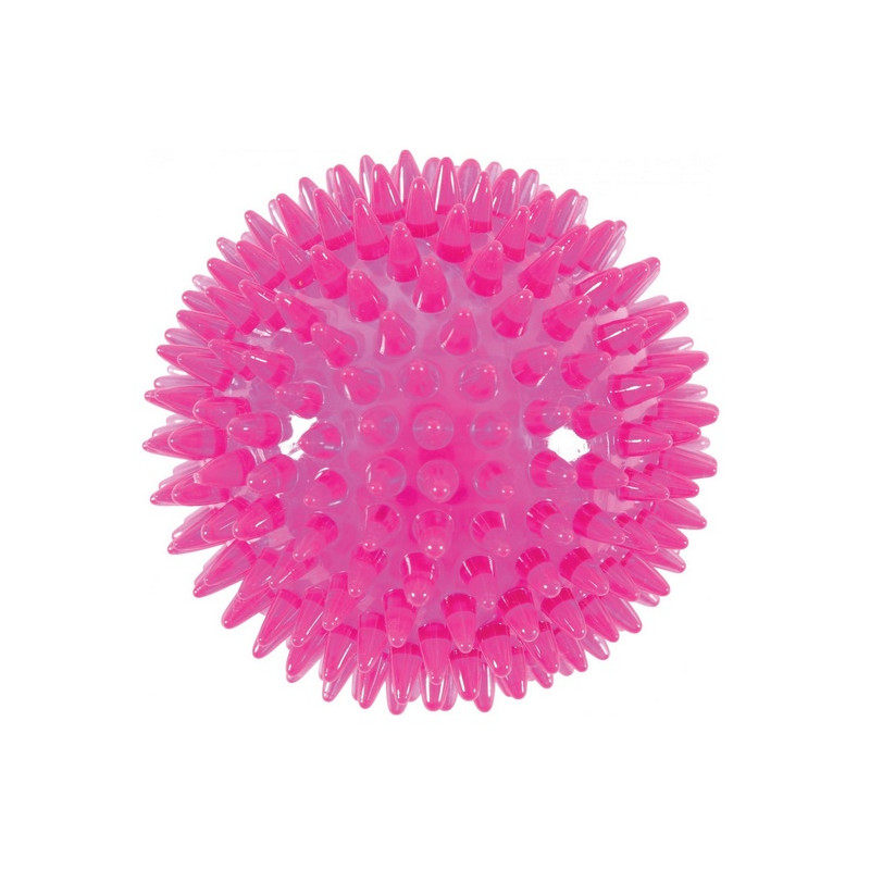 Zolux Zabawka TPR POP Piłka z kolcami 8cm różowa - All4Animals