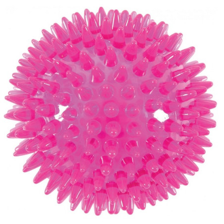 Zolux Zabawka TPR POP Piłka z kolcami 8cm różowa - All4Animals