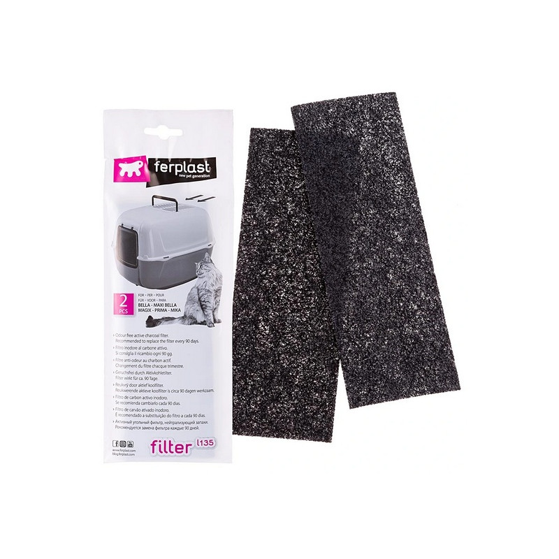 Ferplast L 135 Filtr węglowy do toalet dla kotów - All4Animals
