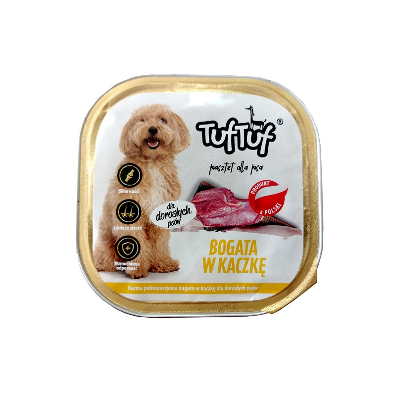 Bult Pasztet z kaczki alupak tacka 300g - All4Animals
