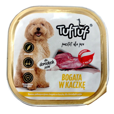 Bult Pasztet z kaczki alupak tacka 300g - All4Animals