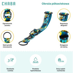 CHABA Obroża półzaciskowa Story III M Carnival - All4Animals