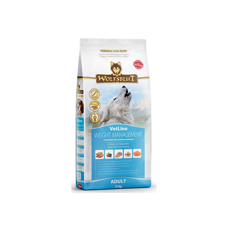Wolfsblut Dog VetLine Weight Management - indyk i bataty 12kg - All4Animals