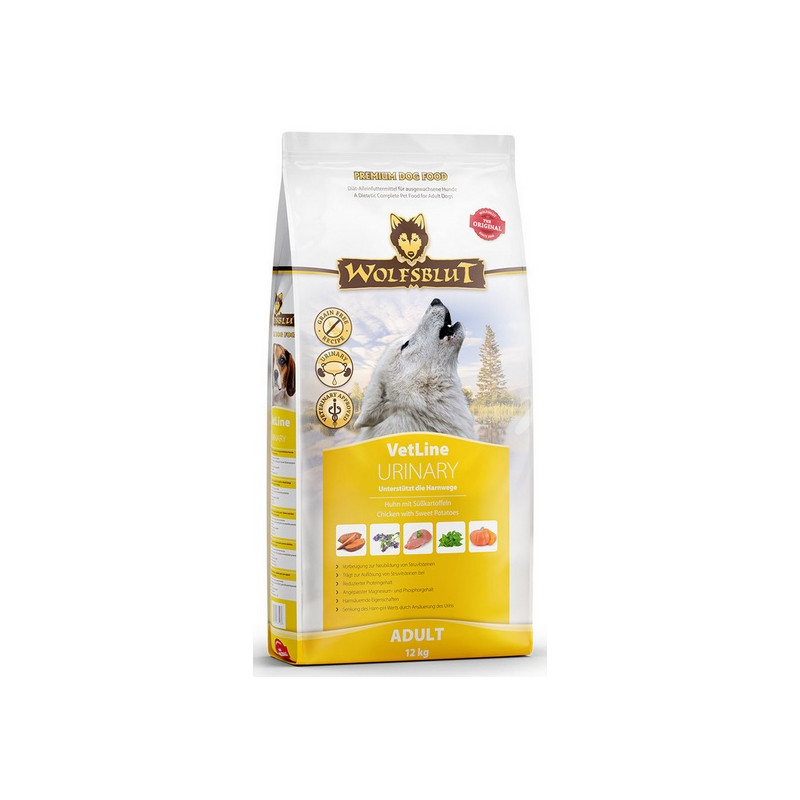 Wolfsblut Dog VetLine Urinary - kurczak i bataty 12kg - All4Animals