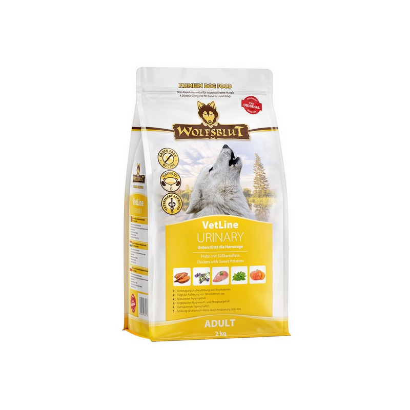 Wolfsblut Dog VetLine Urinary - kurczak i bataty 2kg - All4Animals