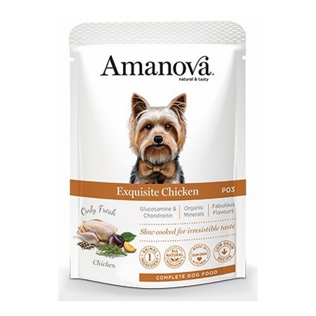 Amanova Dog Adult Exquisite Chicken - kurczak saszetka 100g - All4Animals