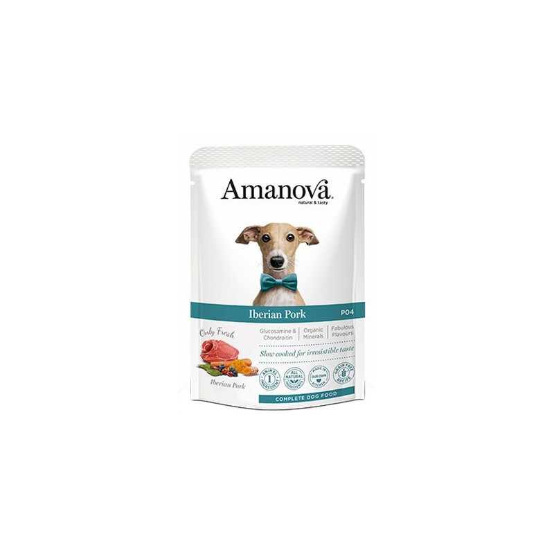 Amanova Dog Adult Iberian Pork - wieprzowina saszetka 100g - All4Animals