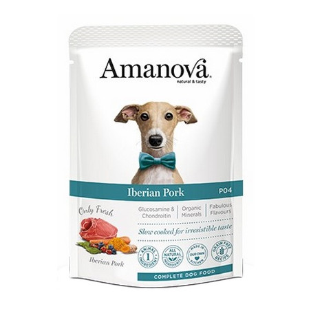 Amanova Dog Adult Iberian Pork - wieprzowina saszetka 100g - All4Animals