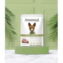Amanova Dog Adult Luscious Lamb & Pork - jagnięcina i wieprzowina saszetka 100g - All4Animals