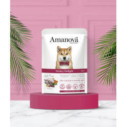 Amanova Dog Adult Turkey Delight - indyk saszetka 100g - All4Animals