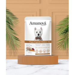 Amanova Dog Puppy Exquisite Chicken - kurczak saszetka 100g - All4Animals