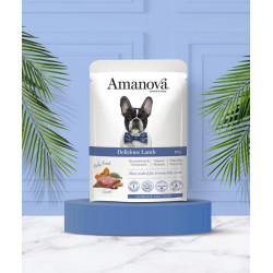 Amanova Dog Adult Delicious Lamb - jagnięcina saszetka 100g - All4Animals