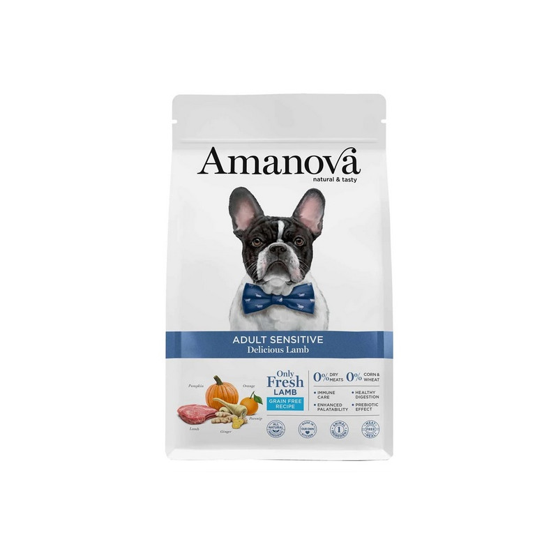 Amanova Dog Adult Sensitive Delicious Lamb - jagnięcina 10kg - All4Animals