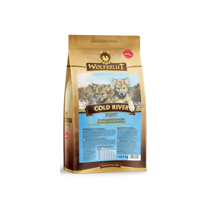 Wolfsblut Dog Cold River Puppy - pstrąg i bataty 12,5kg - All4Animals