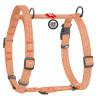 Collar WauDog Re-Cotton Szelki z rączką z regenerowanej bawełny anatomiczne w kształcie litery H, odblaskowe z QR-paszportem, pl