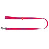 Collar WauDog Nylon Mono Smycz nylonowa odblaskowa S 15mm/200cm różowa - All4Animals