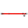 Collar Waterproof Obroża wodoodporna z QR-paszportem, plastikowy fastex, M 20mm/28-40cm czerwona - All4Animals