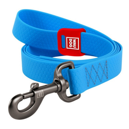 Collar Waterproof Smycz wodoodporna L-XXL 25mm/183cm niebieska - All4Animals