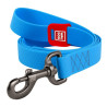 Collar Waterproof Smycz wodoodporna L-XXL 25mm/183cm niebieska - All4Animals