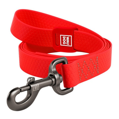 Collar Waterproof Smycz wodoodporna M 20mm/183cm czerwona - All4Animals