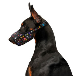 Collar WauDog Nylon Kaganiec, plastikowy fastex, wzór NASA, rozmiar 1 - All4Animals