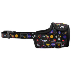Collar WauDog Nylon Kaganiec, plastikowy fastex, wzór NASA, rozmiar 2 - All4Animals