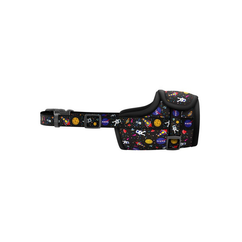 Collar WauDog Nylon Kaganiec, plastikowy fastex, wzór NASA, rozmiar 2 - All4Animals