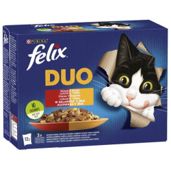 Felix Fantastic Duo Wiejskie Smaki galaretka saszetki 12x85g - All4Animals