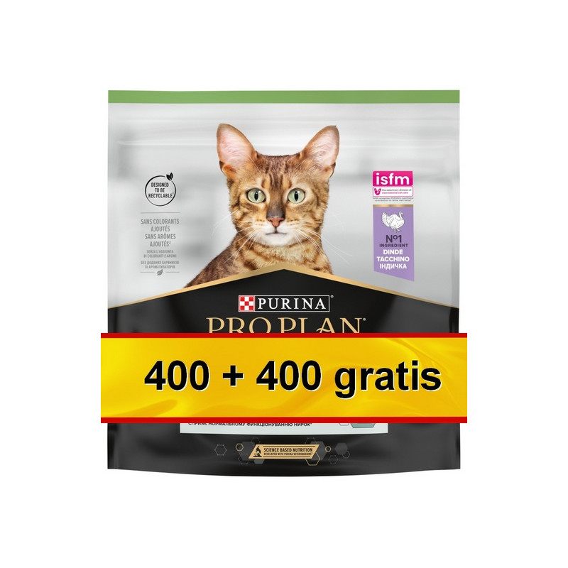 Purina Pro Plan Cat Sterilised Renal Adult Indyk 800g (400+400g gratis) - All4Animals