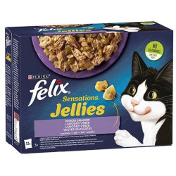 Felix Sensations Mix w galaretce saszetki 12x85g - All4Animals
