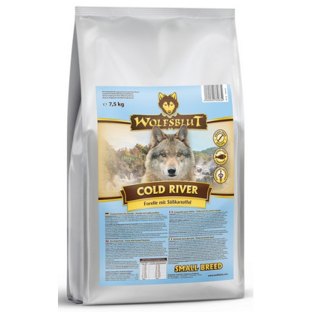 Wolfsblut Dog Cold River Small - pstrąg i bataty 7,5kg - All4Animals