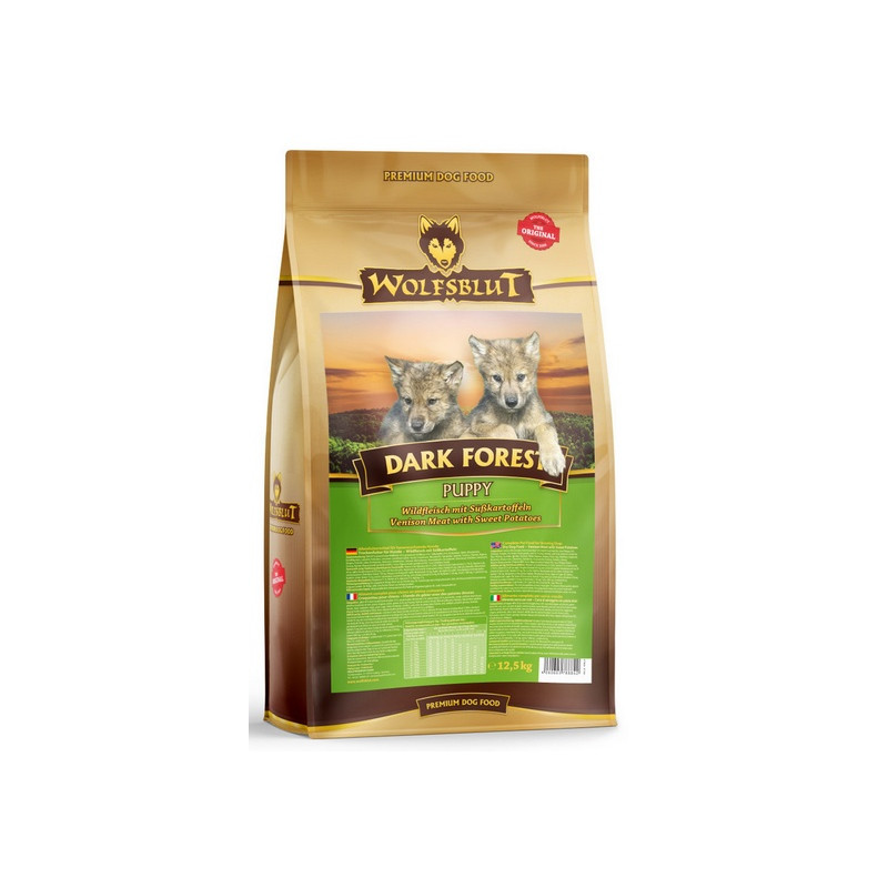 Wolfsblut Dog Puppy Dark Forest - dziczyzna i bataty 12,5kg - All4Animals