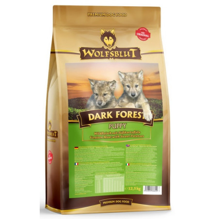 Wolfsblut Dog Puppy Dark Forest - dziczyzna i bataty 12,5kg - All4Animals