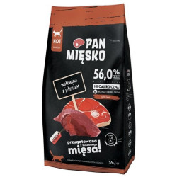 Pan Mięsko Karma sucha dla kota - wołowina i jeleń chrupki M 1,6kg - All4Animals