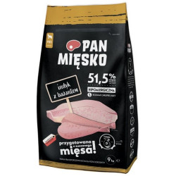 Pan Mięsko Karma sucha dla psa - indyk i bażant chrupki S 9kg - All4Animals