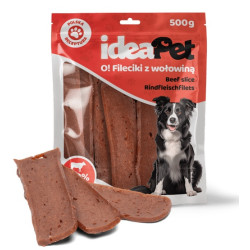 IdeaPet Fileciki z wołowiną 500g - All4Animals