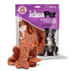 IdeaPet Kostki z kaczką i ryżem 9cm 500g - All4Animals
