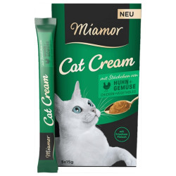 Miamor Cat Cream Kurczak i warzywa 6x15g - All4Animals