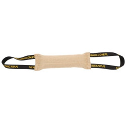 Dingo Zabawka dla psa - Szarpak z juty z dwoma uchwytami 40/6cm - All4Animals