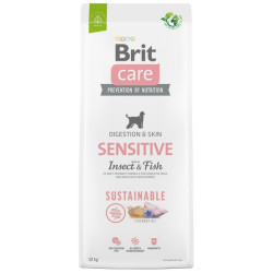 Brit Care Sustainable Sensitive Insect & Fish 12kg - All4Animals