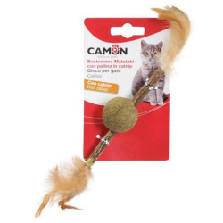 Camon Cat Toy Matatabi Kij z piłką z kocimiętką - All4Animals