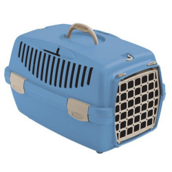 Stefanplast Transporter Gulliver 1 plastikowe drzwi niebieski - All4Animals