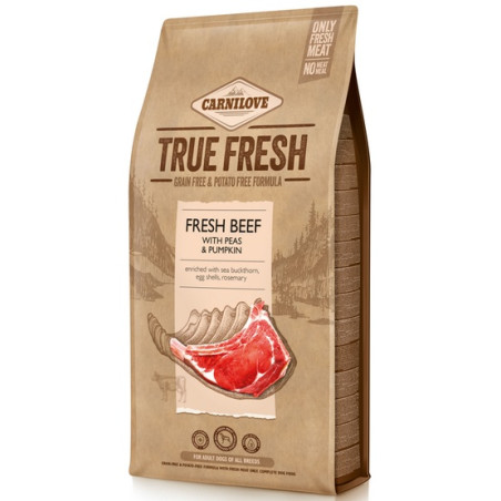 Carnilove Dog True Fresh Beef Adult - wołowina 11,4kg - All4Animals