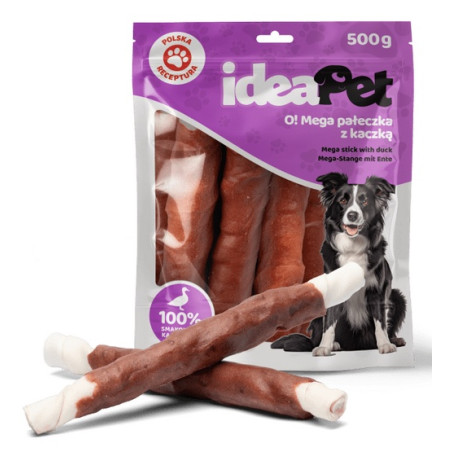 IdeaPet Mega pałeczka z kaczką 500g - All4Animals