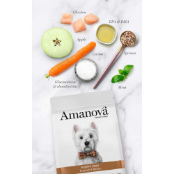 Amanova Dog Puppy Mini Exquisite Chicken - kurczak 500g - All4Animals