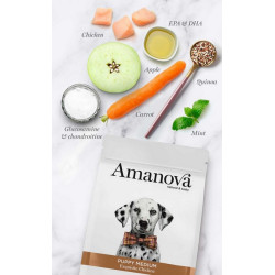 Amanova Dog Puppy Medium Exquisite Chicken - kurczak 2kg - All4Animals